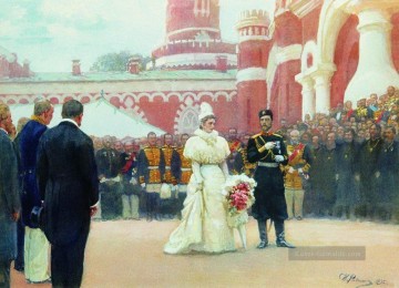 Rede seiner kaiserlichen Majestät am 18 Mai 1896 1897 Ilya Repin Ölgemälde